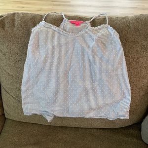 Baby blue cotton shirt